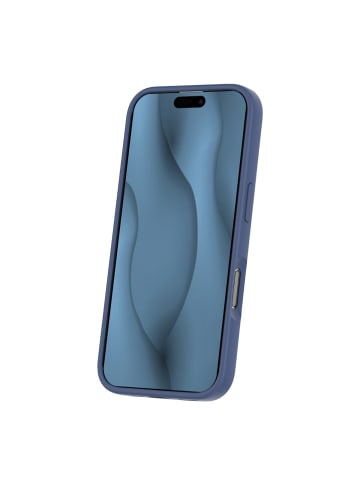 COFI 1453 TFO Silicone Thin Mag kompatibel mit Apple iPhone 16 Dunkelblau in Dunkelblau