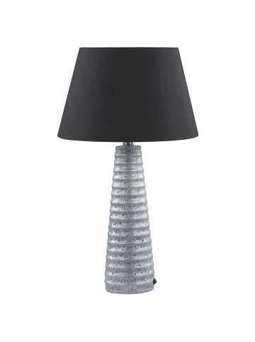 Beliani Tischleuchten VILNIA in Silber/Schwarz - (W) 33 x (H) 58 x (L) 33 cm