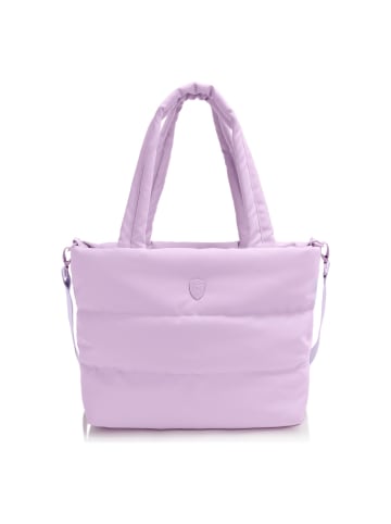 Heys Puffer Shopper Tasche 35 cm Laptopfach lavender