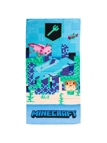 Minecraft Trident Badetuch, Strandtuch 70x140cm 100% Baumwolle