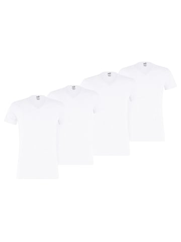 Puma T-Shirt 4er Pack in Weiß