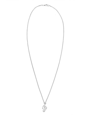 Elli Halskette 925 Sterling Silber Notenschlüssel in Weiß