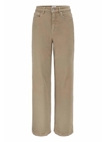 Hessnatur Hessnatur Jeans ALVA Wide Leg GARMENT DYE aus Bio-Baumwolle mit recycelter Baumwolle in silbergrün