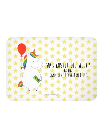 Mr. & Mrs. Panda Magnet Einhorn Luftballon mit Spruch in Weiß