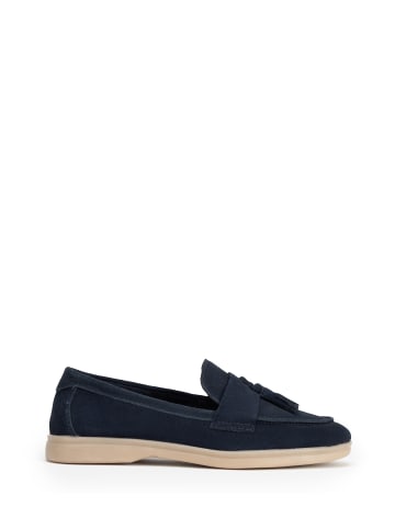 Wittchen Wildleder-Mokassins Für Damen Mit Quaste in Dark blue
