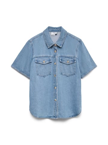 Vero Moda Jeanshemd in Light Blue Denim