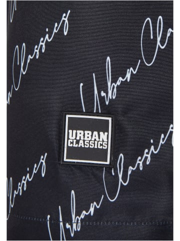 Urban Classics Badeshorts in blackscriptlogo