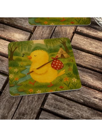 Mr. & Mrs. Panda Tassenuntersetzer Küken Wander Design ohne Spruch in Weiß