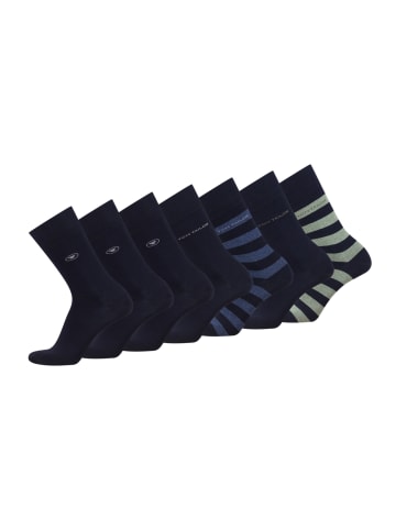 Tom Tailor 7er Pack Basicsocks in Geschenkboxindark navy