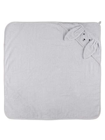 4Living Kinder-Kapuzenhandtuch BUNNY in Grau, (B) 80 x (L) 80 cm