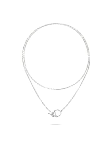 LIEBESKIND BERLIN Halskette The D-Link T-Bar in silber