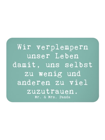 Mr. & Mrs. Panda Kühlschrankmagnet Spruch Leichtigkeit und Vertr... in Meeresbrise