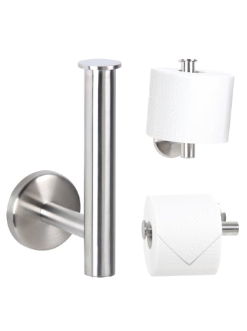 bremermann Toilettenpapierhalter 2in1 ca. 6 x 15 x 9 cm (B/H/T)