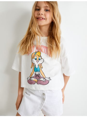 KOTON T-shirt in Weiß