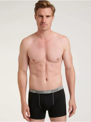 Sloggi Langer Boxer Blue Start in Black
