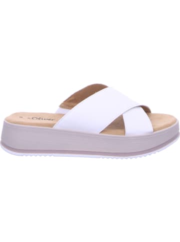 s.Oliver Pantolette in weiß