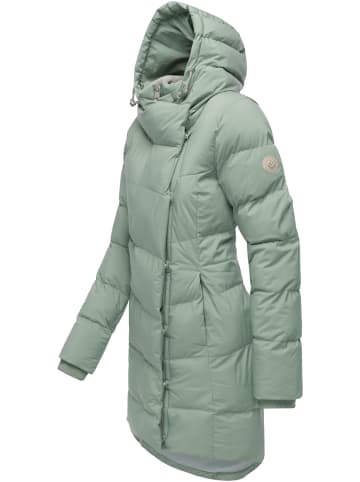 ragwear Wintermantel Pavla Soft YOUMODO in Dusty Green