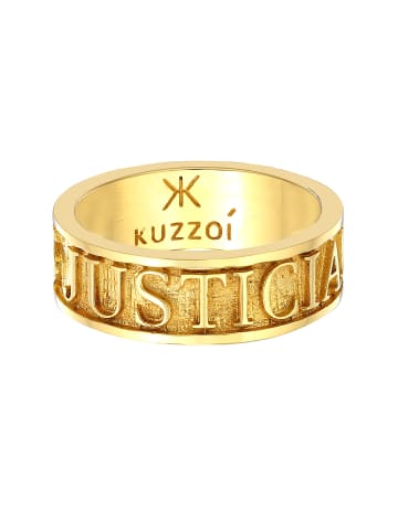 KUZZOI Ring für Herren in gold