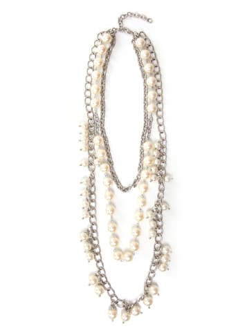 collezione alessandro Lange Kette " Paris " in silberfarbig