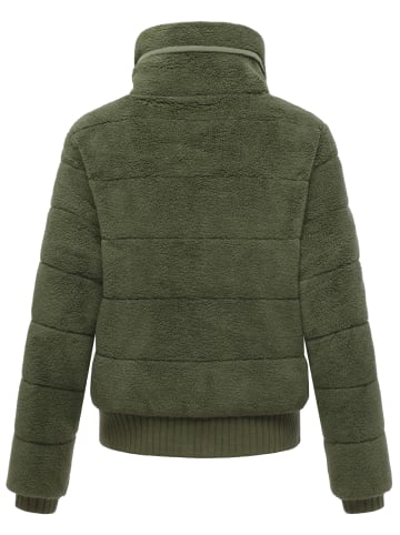 Navahoo Plüschjacke Schneepuder 14 in Olive Leaf