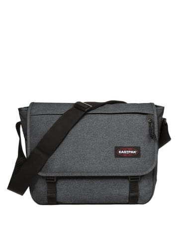 Eastpak Delegate + - Schultertasche 17" 38.5 cm (black) in black denim