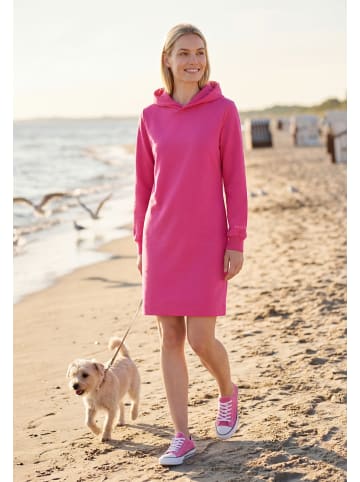 Salzhaut Knielanges Kleid (Midi) AFFLUERN in Fuchsia