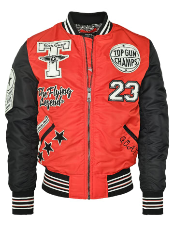 TOP GUN Bomberjacke TG22032 in red