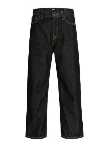 JACK & JONES Junior Baggy Fit Jeans Jjialex Hohe Taille in black denim