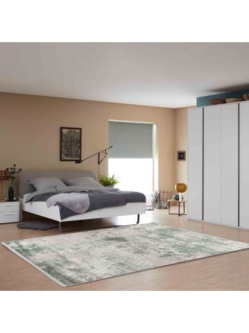 Schöner Wohnen Kollektion Kurzflorteppich VISION in Grün