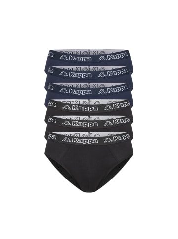 Kappa Kappa 6er Set Slip in 3xSchwarz/3xNavy