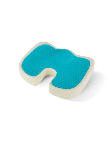 VITALmaxx Gel-Sitzkissen ergonomisch grau inkl. Fleecebezug  grau