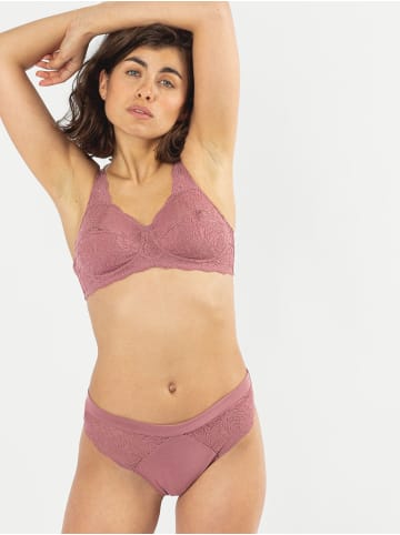 Erlich Textil  Gertrud String große Cups aus Bio-Baumwolle - flache Nähte in mauve