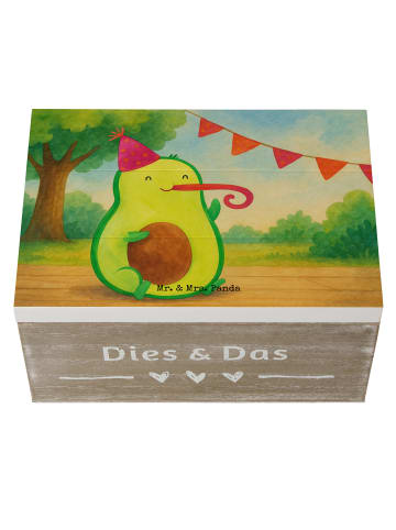 Mr. & Mrs. Panda Geschenkbox Avocado Geburtstag Design ohne Spruch in Weiß