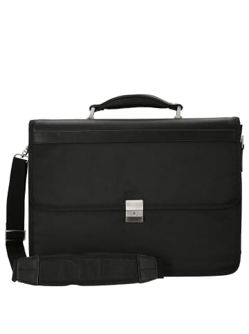 D&N Basic Line - Aktentasche 43 cm Nylon in schwarz