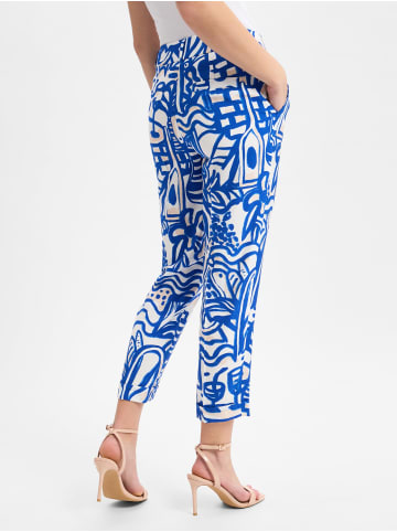 MARC CAIN COLLECTIONS Hose in blau weiß