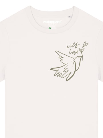 wat? Apparel T-Shirt Self love in Off White