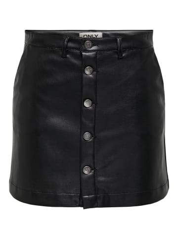 ONLY Lederrock in Black