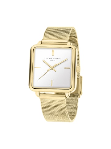 LIEBESKIND BERLIN Armbanduhr Modern Mesh in gold