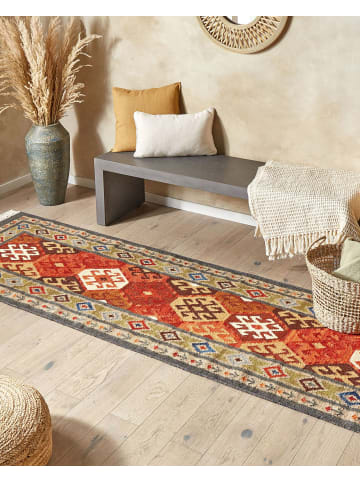 Beliani Vintage URTSADZOR in Bunt/Rot/Orange - (W) 80 x (H) 1 x (L) 300 cm