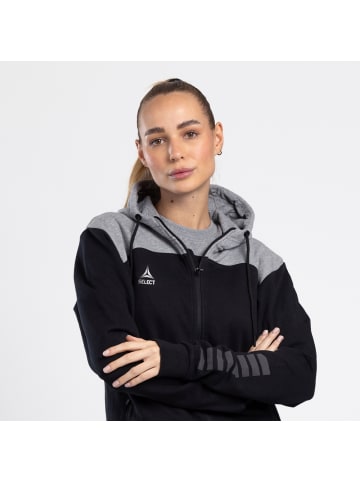 Select Trainingsjacke "Kapuzen-Sweatjacke Oxford Damen V22" in Schwarz