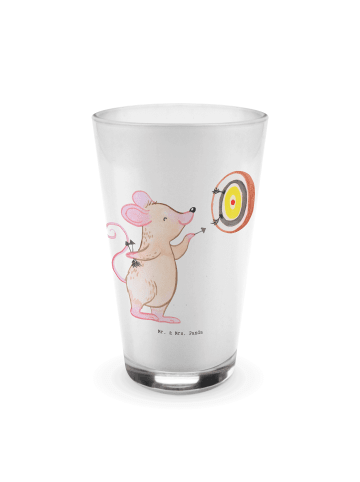 Mr. & Mrs. Panda Glas Maus Dart spielen ohne Spruch in Transparent