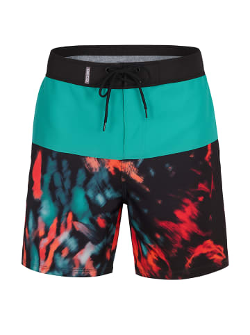 BECO the world of aquasports Badeshorts Board-Shorts Schwimm Shorts "Feathers" in bunt