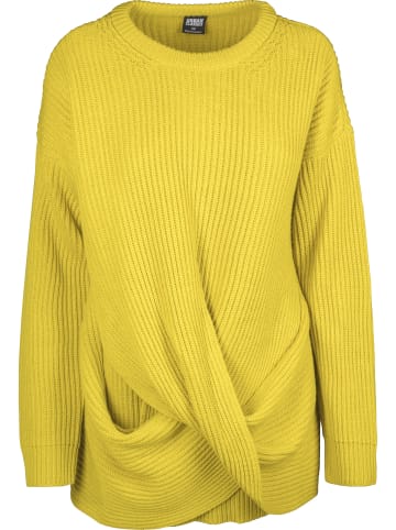 Urban Classics Crew Neck Jumpers in lemonmustard