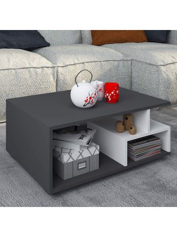 ebuy24 Couchtisch Sulas 2 Weiß 80 x 50 cm