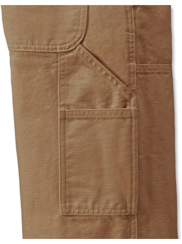 CARHARTT  Arbeitshose "The Vintage Fit Double-Front Canvas Pant" in Braun