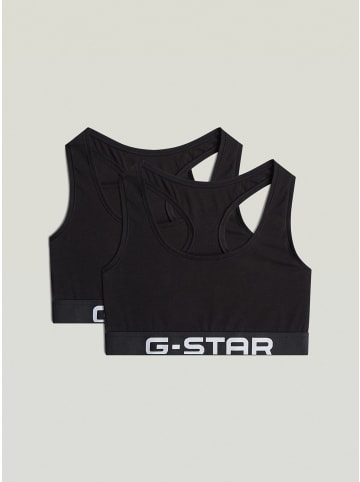 G-Star Raw Racerback Bralette 2er-Pack black