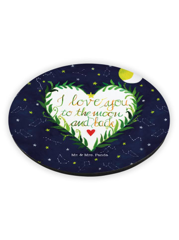 Mr. & Mrs. Panda magnet Love u to the moon & back mit Spruch in Bunt