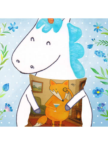 Mr. & Mrs. Panda kuschelkissen 40x40 Fuchs Lord Design ohne Spruch in Weiß