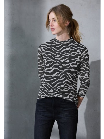 Street One Langarmshirt in flint grey