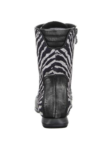 SIMEN Schnürstiefeletten in grau/schwarz